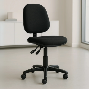 Silla Operativa sin Brazos Regia 1002 Tela Mini Negro