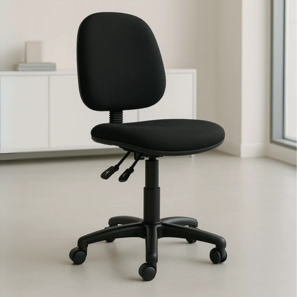 Silla Operativa sin Brazos Regia 1002 Tela Mini Negro