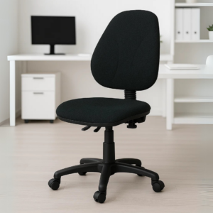 Silla Operativa sin Brazos Tiempo 3503 Tela Mini Negro