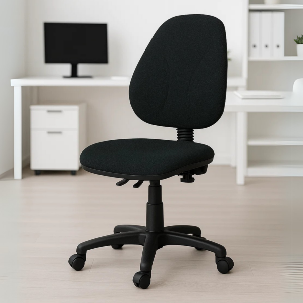 Silla Operativa sin Brazos Tiempo 3503 Tela Mini Negro