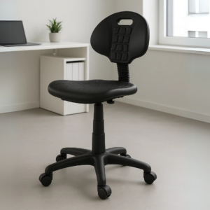 Silla Operativa Industrial Polurietano Negro