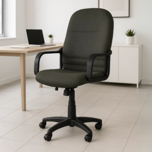 Silla Ejecutiva con Brazos Tamayo 4001 Tela Mini Color Negro