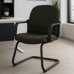 Silla Visita con Brazos Tamayo 4003 Tela Mini Negro