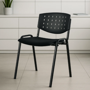 Silla Visita Brecia s/b Tela Mini Negro