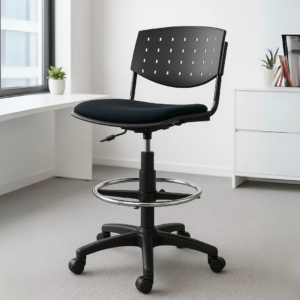 Silla Cajero Brecia Tela Mini Negro