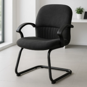 Silla de Visita Etna Tela Mini Negro