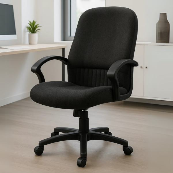 Silla Ejecutiva Etna Tela Mini Color Negro