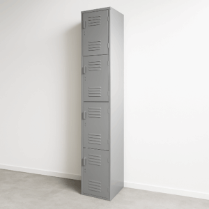 Locker Metálico 4 Puertas 1.80x38x37 Gris