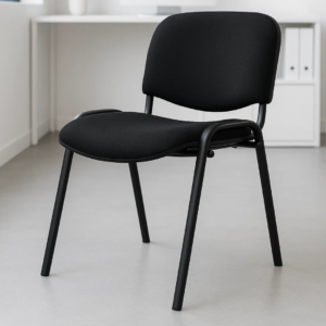 Silla de Visita Allegro sin Brazos en Tela Mini Color Negro