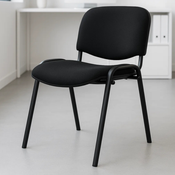 Silla de Visita Allegro sin Brazos en Tela Mini Color Negro