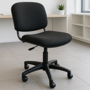 Silla Operativa Allegro sin Brazos en Tela Mini Color Negro