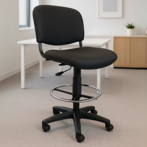 Silla Cajero Allegro Sin Brazos en Tela Mini Color Negro