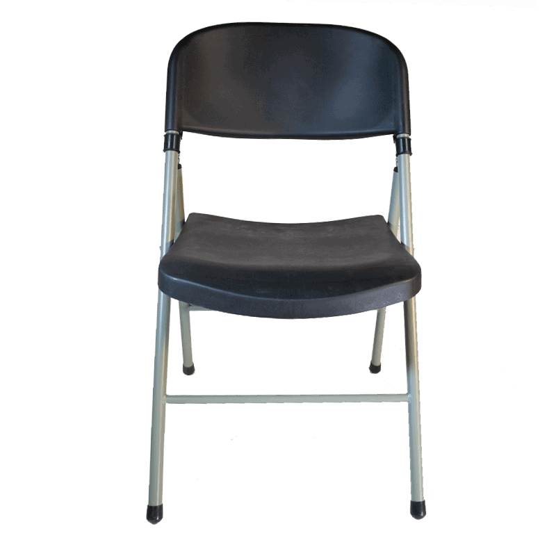 PYC Pack 6 sillas plegables Motilleja plástico Negro - Pentágono Universal,  S.L. - Tu papelería online