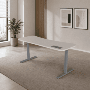 Escritorio elevable 180 cm Automático Sit & Stand 528 Encino Polar