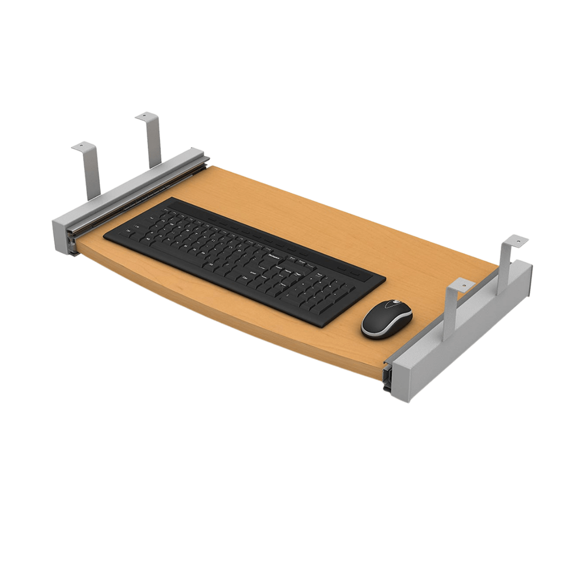 Hacer un porta teclado en un escritorio. 