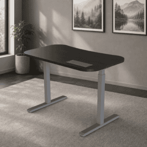 Escritorio Elevable Eléctrico 526 Livello 120x60cm - Ebano Boreal