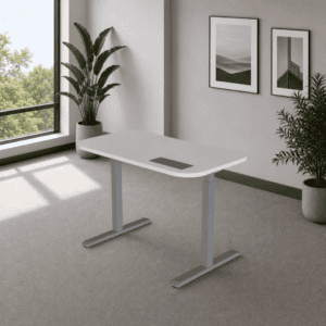 Escritorio Elevable Eléctrico 526 Livello 120x60cm- Blanco