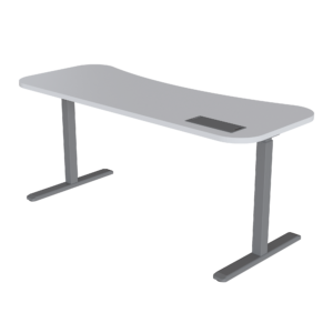 Escritorio elevable 180 cm Automático Sit & Stand 528 Blanco