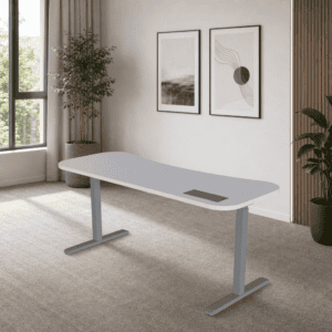 Escritorio Elevable Eléctrico 528 Livello 180x60cm - Blanco