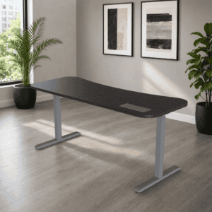 Escritorio Elevable Eléctrico 528 Livello 180x60cm Ebano boreal