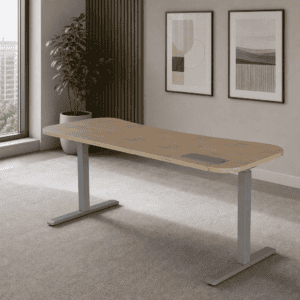 Escritorio Elevable Eléctrico 528 Livello 180x60cm - Eucalipto