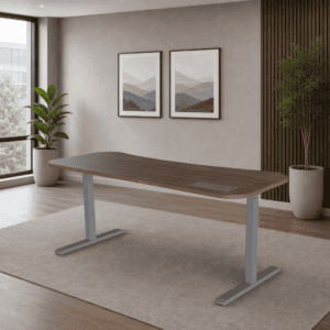 Escritorio Elevable Eléctrico 528 Livello 180x60cm - Nogal
