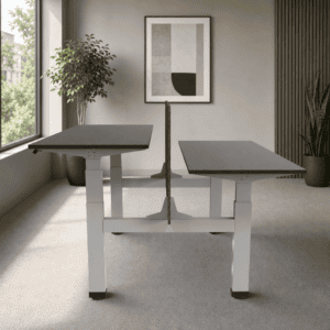 Estación de Trabajo de Altura Ajustable 524 Livello 150cm - Ebano boreal