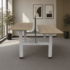 Estación de Trabajo de Altura Ajustable 525 Livello 180cm - Eucalipto