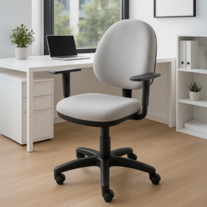 Silla Operativa E101 con Brazos ajustables en Tela Stanley Oxford