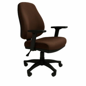 Silla Operativa Poliuretano Inyectado Confort II Tela Mini Color Café