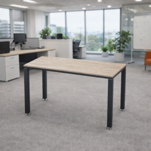 Escritorio Sencillo Billydesk 120x60 cm Encino Polar Estructura Oxford