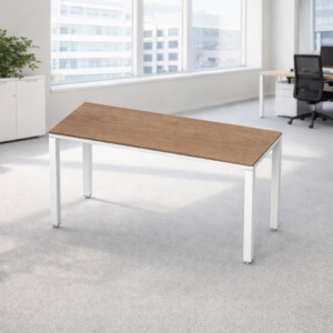 Escritorio Sencillo Billydesk 150x60 cm Monarca Estructura Blanco