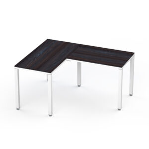 Configuración en L Billydesk 120x150 cm Anáhuac Estructura Blanco