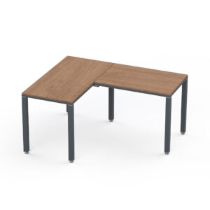 Configuración en L Billydesk 120x150 cm Monarca Estructura Oxford