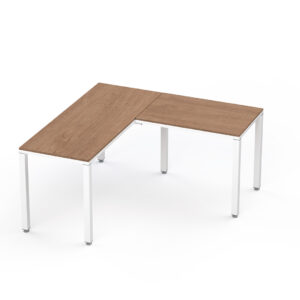 Configuración en L Billydesk 150x150 cm Monarca Estructura Blanco