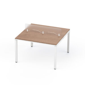 Configuración Frente a Frente Billydesk 120 cm Monarca Estructura Blanca