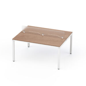 Configuración Frente a Frente Billydesk 150 cm Monarca Estructura Blanca