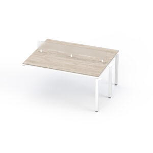 Extensión para telemarketing 150 cm Encino Polar Estructura Blanco