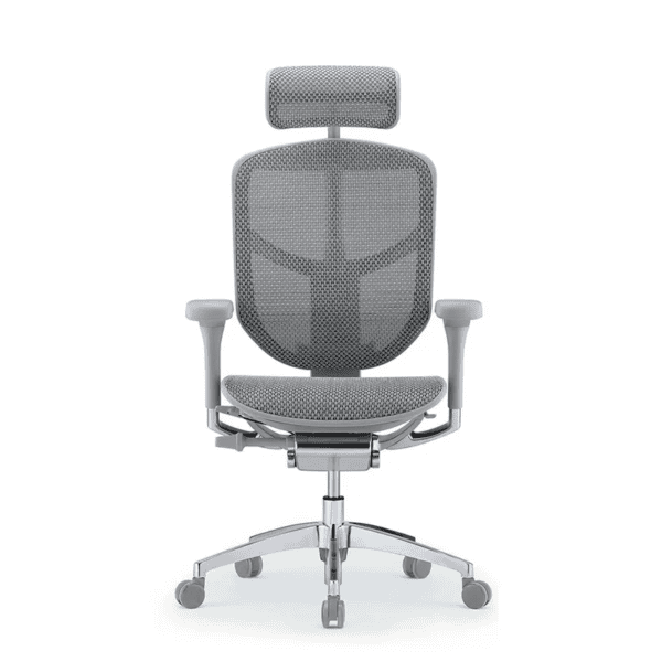 Silla Ejecutiva Enjoy en Mesh Gris - Image 2