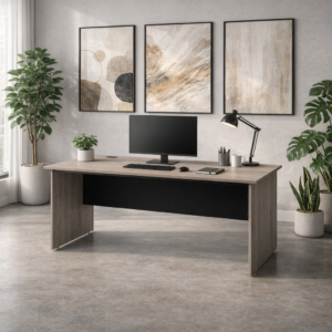 Escritorio sencillo 150 x 60 cm (Ceniza)