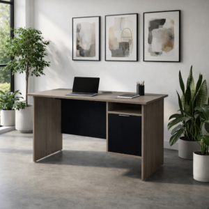 Escritorio con Puerta Derecha 120 x 60 cm (Ceniza)