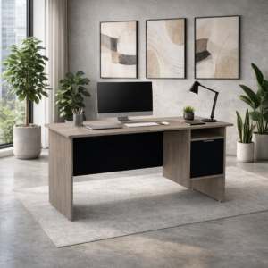 Escritorio con Puerta Derecha 150 x 60 cm (Ceniza)