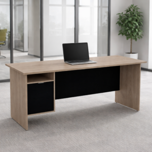 Escritorio con Puerta Izquierda 180 x 60 cm (Ceniza)