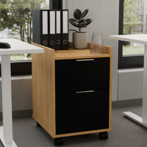 Archivero Móvil Con 1 Archivo Y 1 Papelera (Monarca)