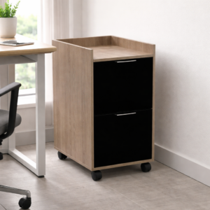 Archivero Móvil con 2 archivos (Ceniza)