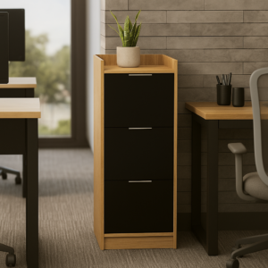 Archivero Vertical con 3 gavetas y 1 entrepaño (Monarca)