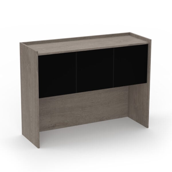 Librero sobre Credenza con Puerta 112 x 85 cm (Ceniza)