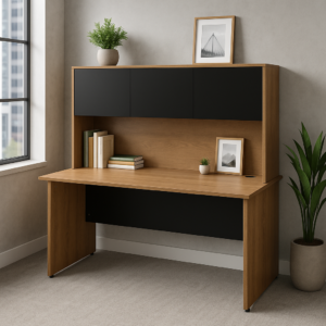 Librero sobre Credenza con Puerta 112x85 cm (Monarca)