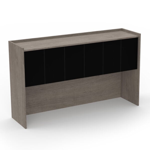 Librero sobre Credenza con Puerta 142 x 85 cm (Ceniza)