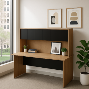 Librero sobre Credenza con Puerta 142 x 85 cm (Monarca)